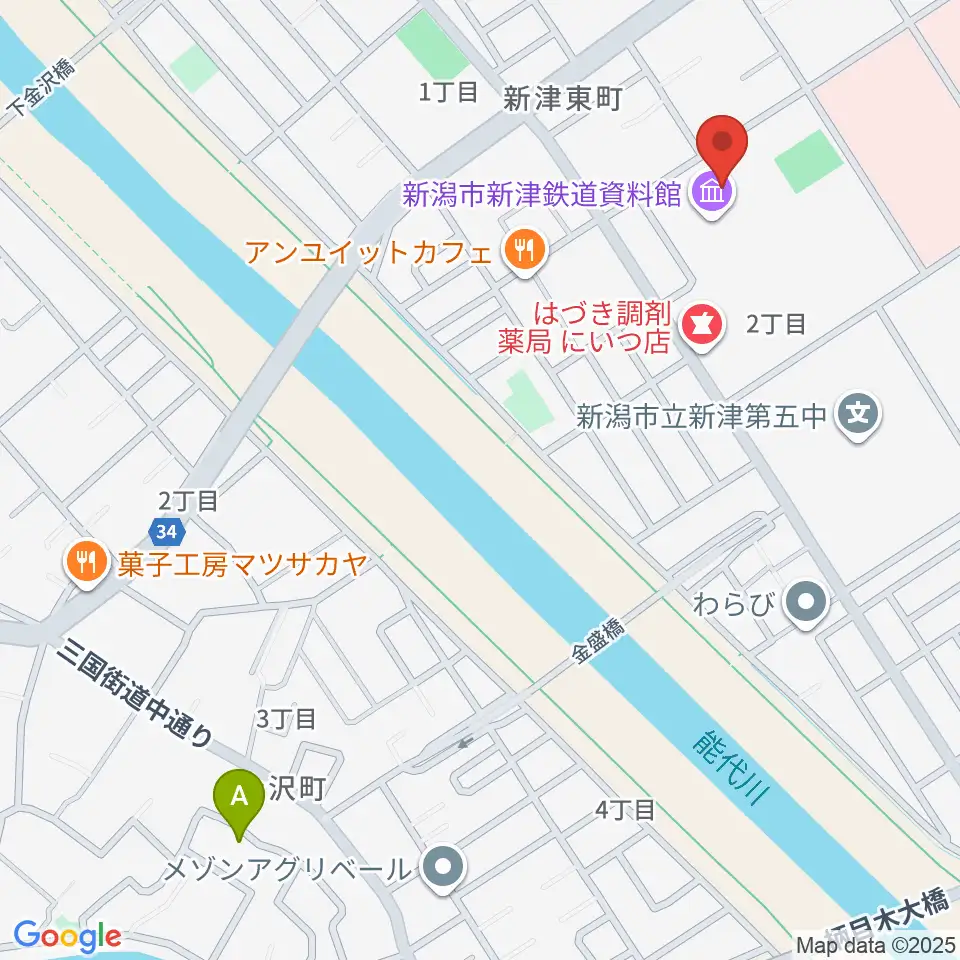 ラジオ・チャット周辺のカフェ一覧地図