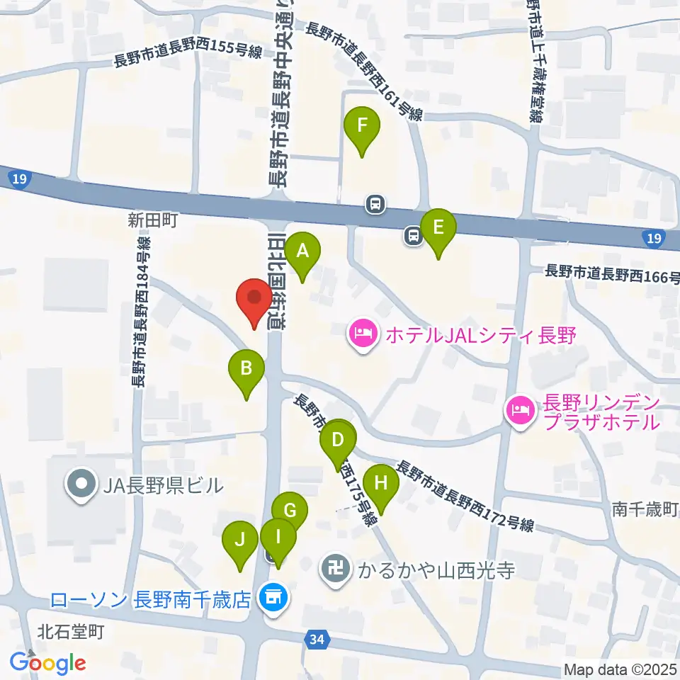 FMぜんこうじ周辺のカフェ一覧地図
