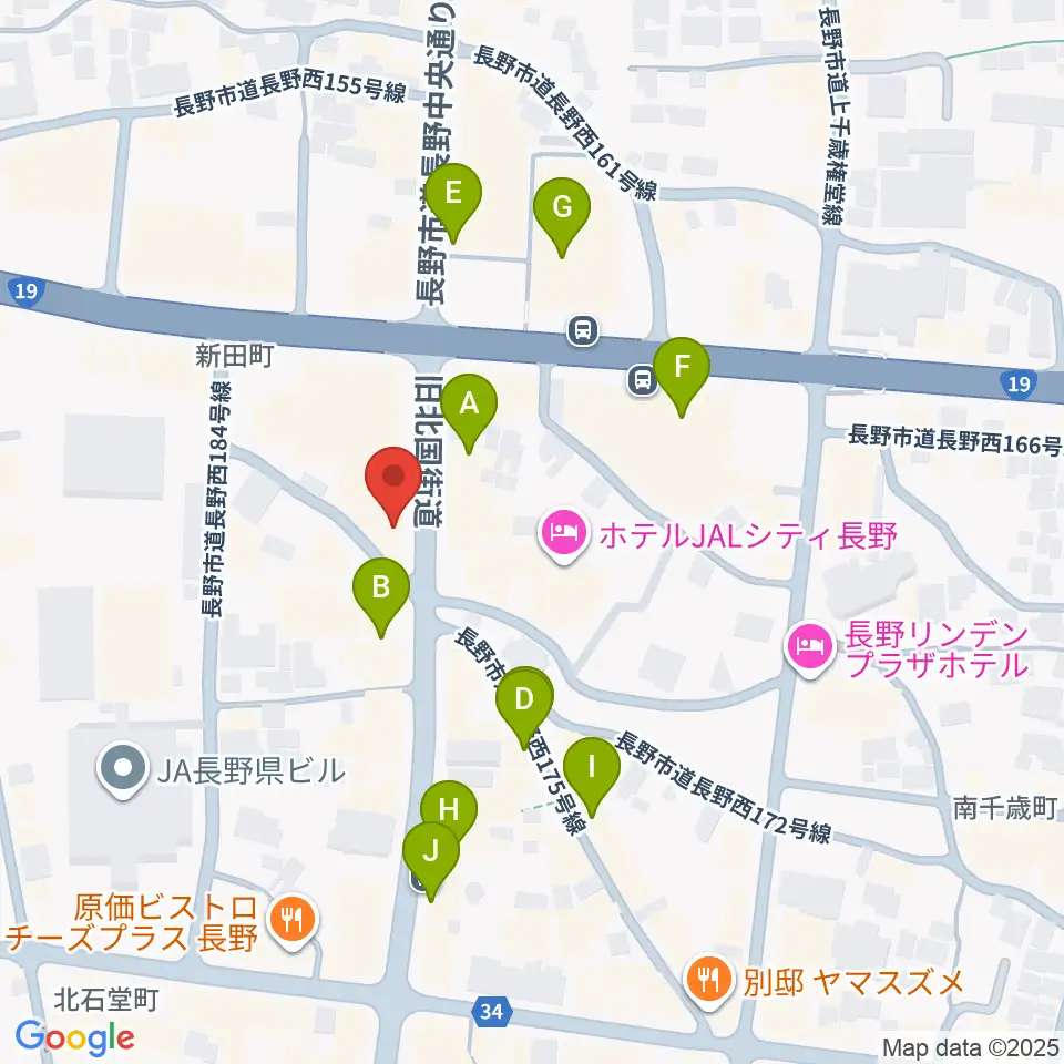 FMぜんこうじ周辺のカフェ一覧地図