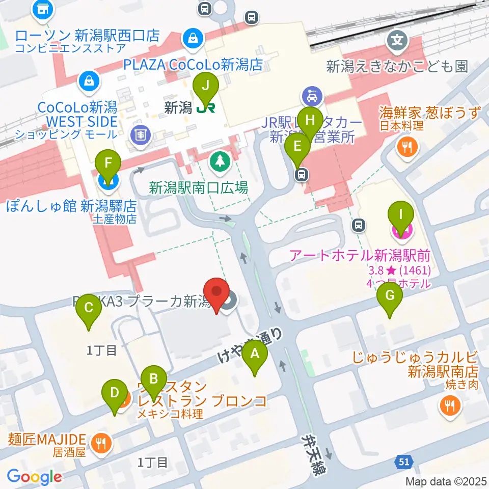 FM KENTO周辺のカフェ一覧地図