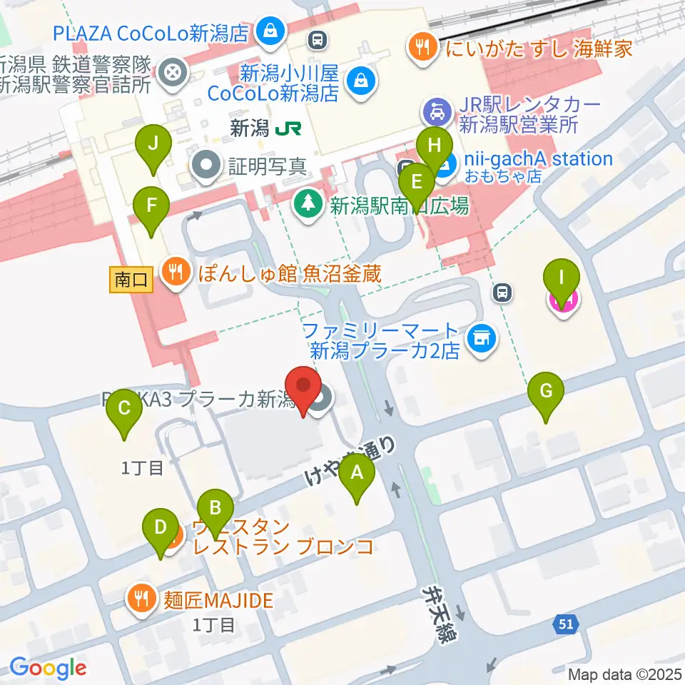 FM KENTO周辺のカフェ一覧地図