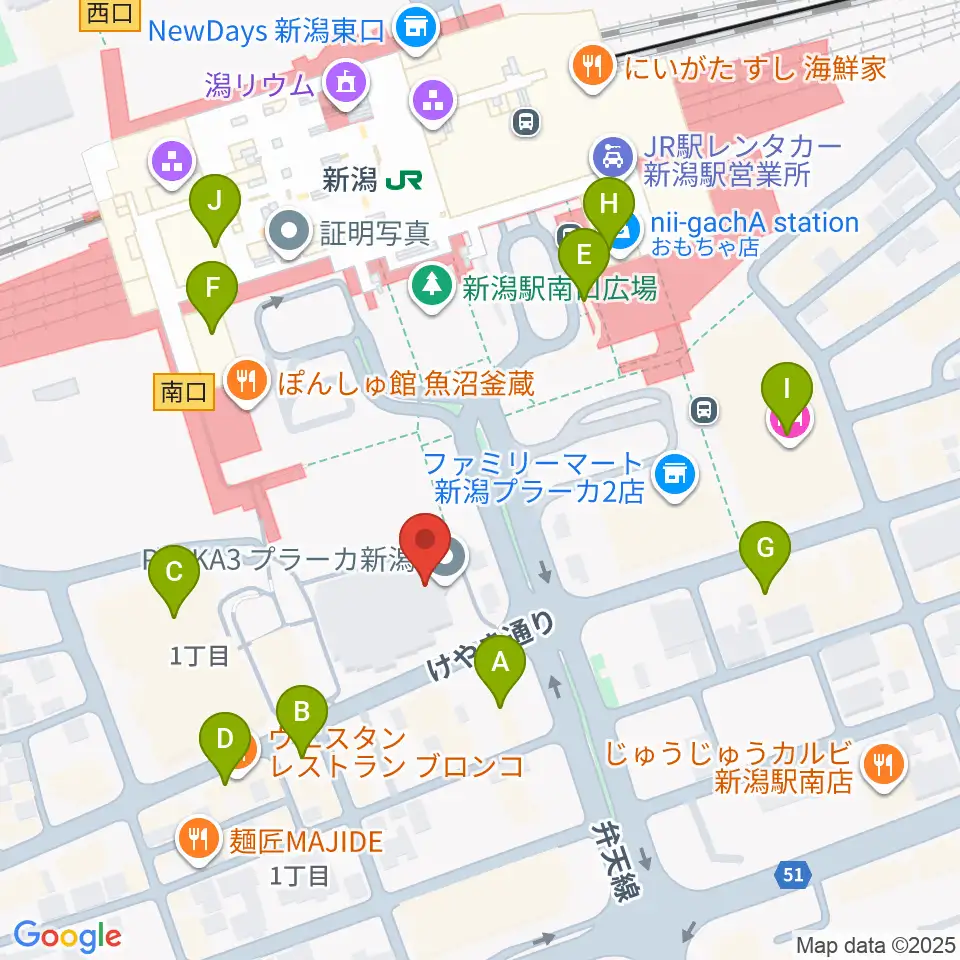 FM KENTO周辺のカフェ一覧地図