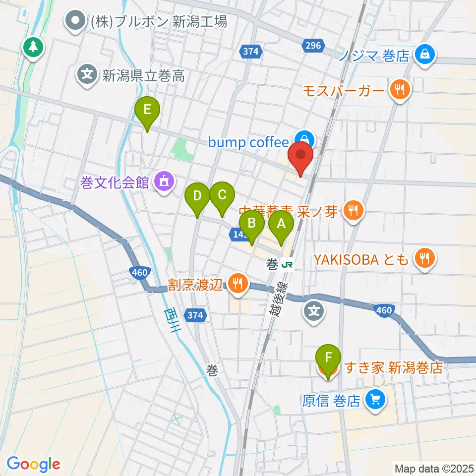 ぽかぽかラジオ周辺のカフェ一覧地図