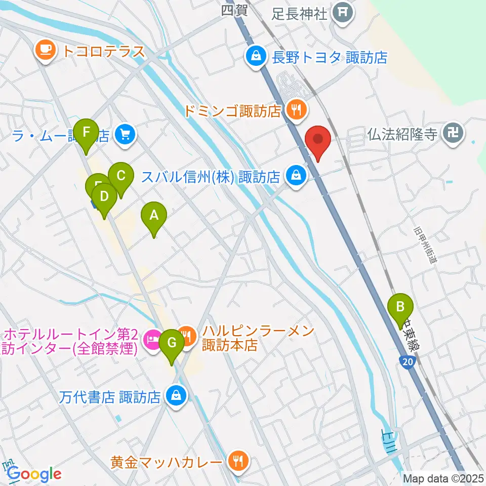 エルシーブイFM769周辺のカフェ一覧地図