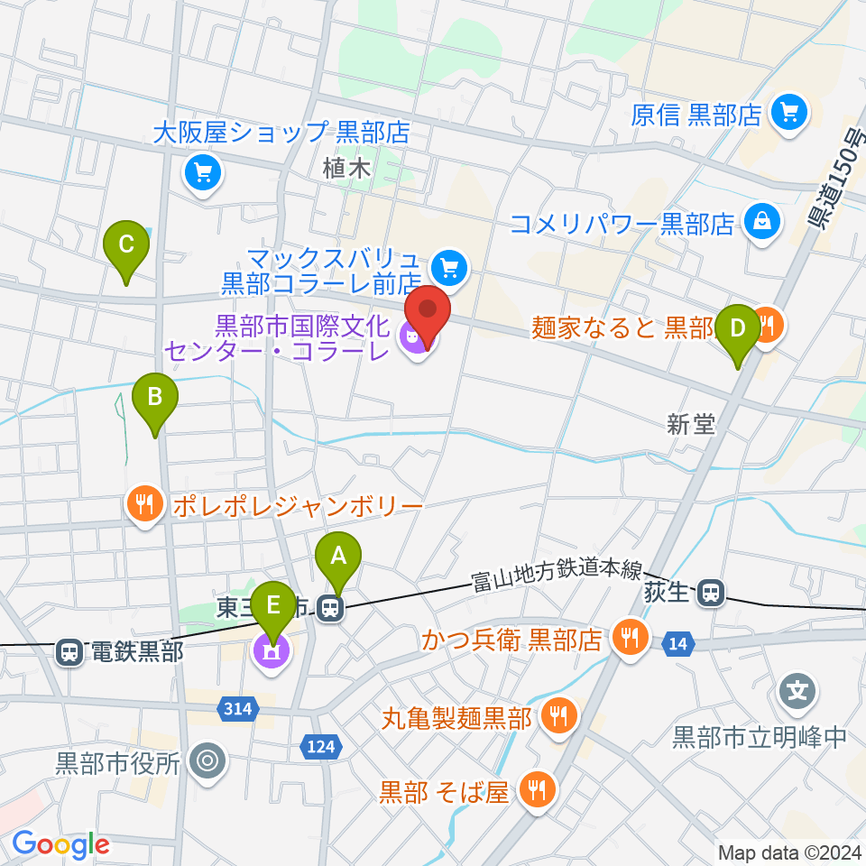 ラジオ・ミュー周辺のカフェ一覧地図