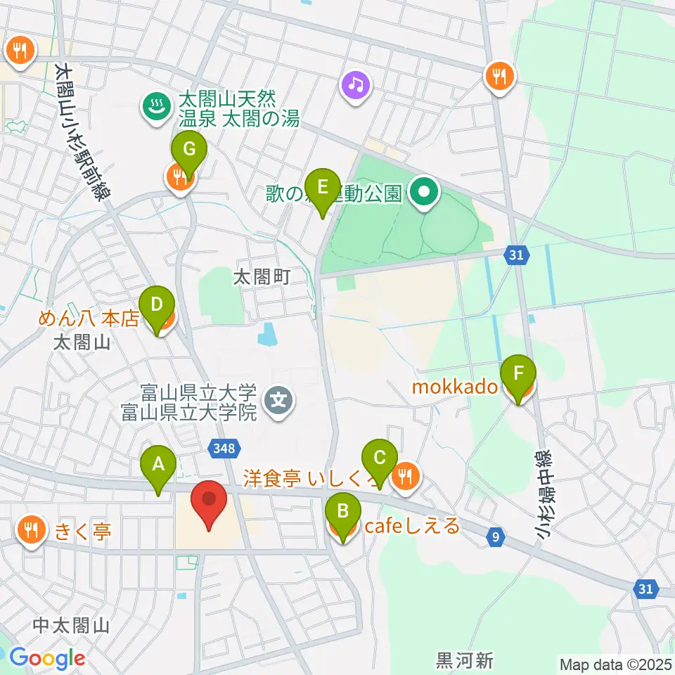 エフエムいみず周辺のカフェ一覧地図
