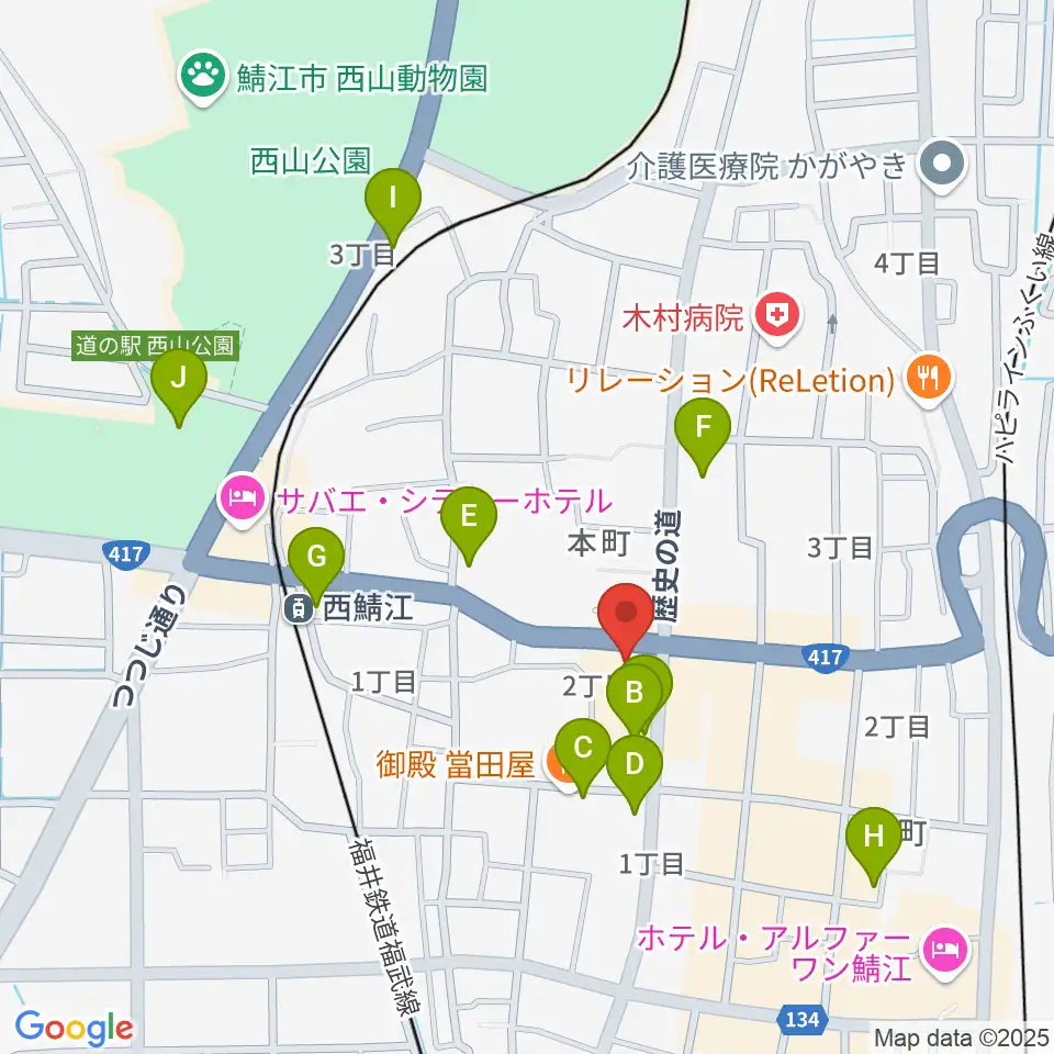 たんなん夢レディオ周辺のカフェ一覧地図