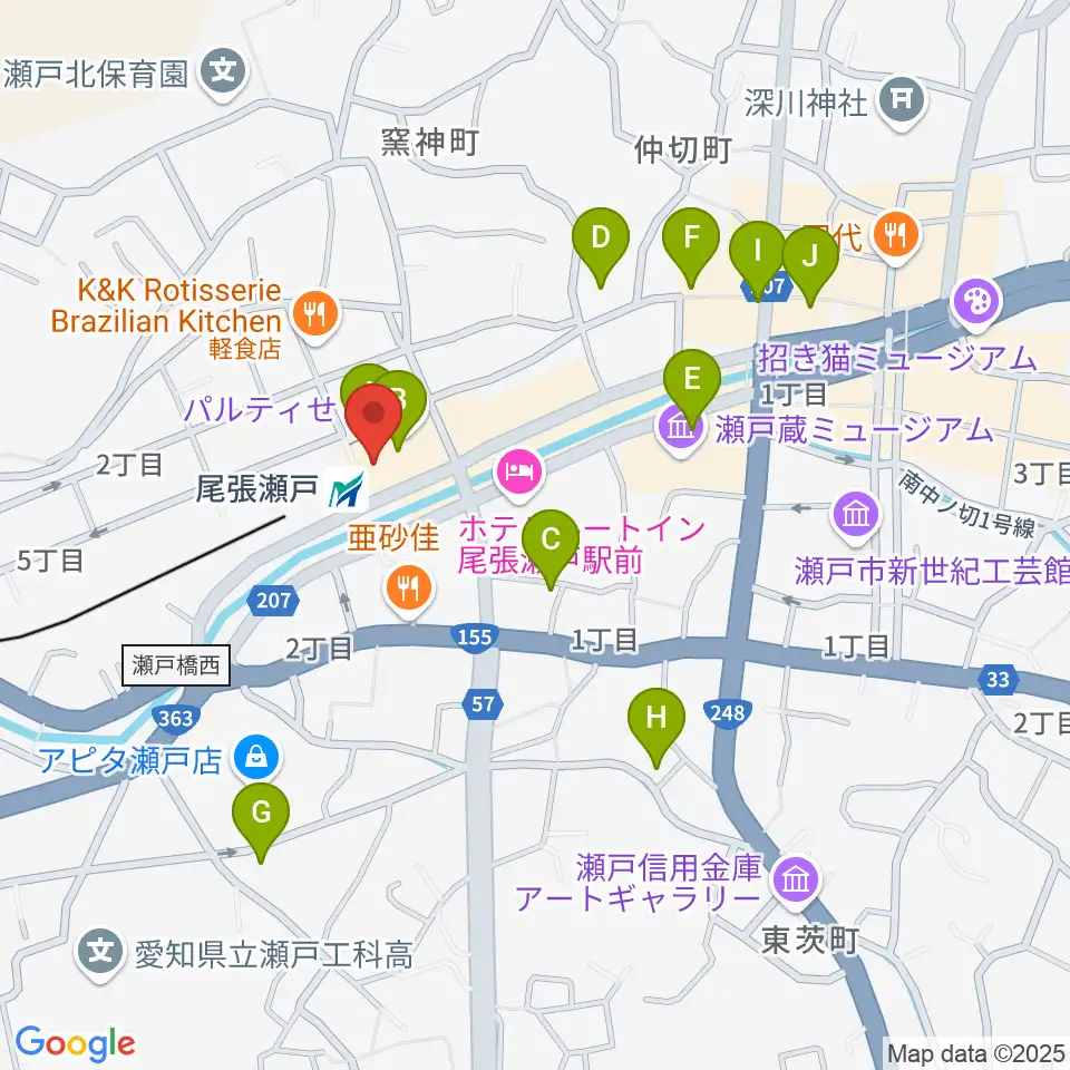 ラジオサンキュー(RADIO SANQ)周辺のカフェ一覧地図
