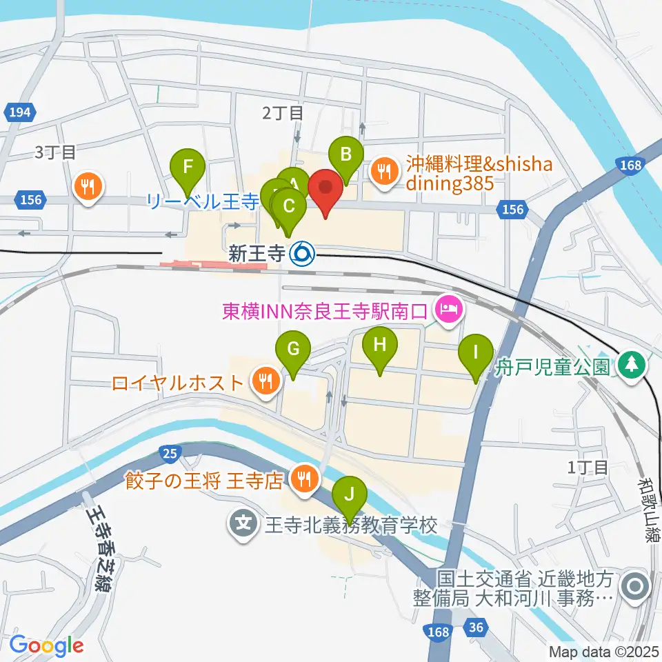 FMハイホー周辺のカフェ一覧地図