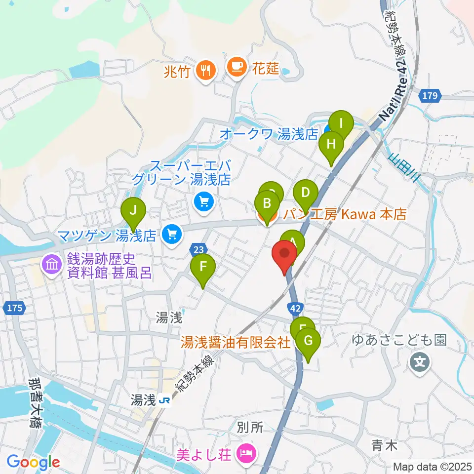 FMマザーシップ周辺のカフェ一覧地図