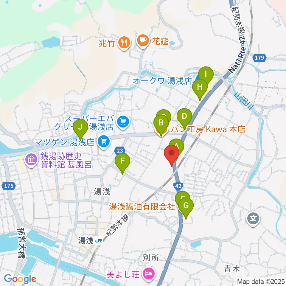 FMマザーシップ周辺のカフェ一覧地図