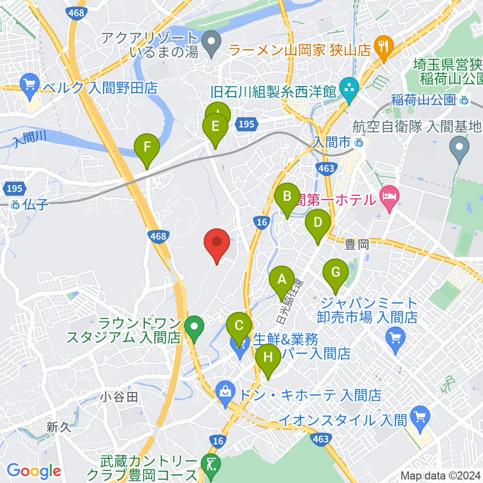 FMチャッピー周辺のカフェ一覧地図