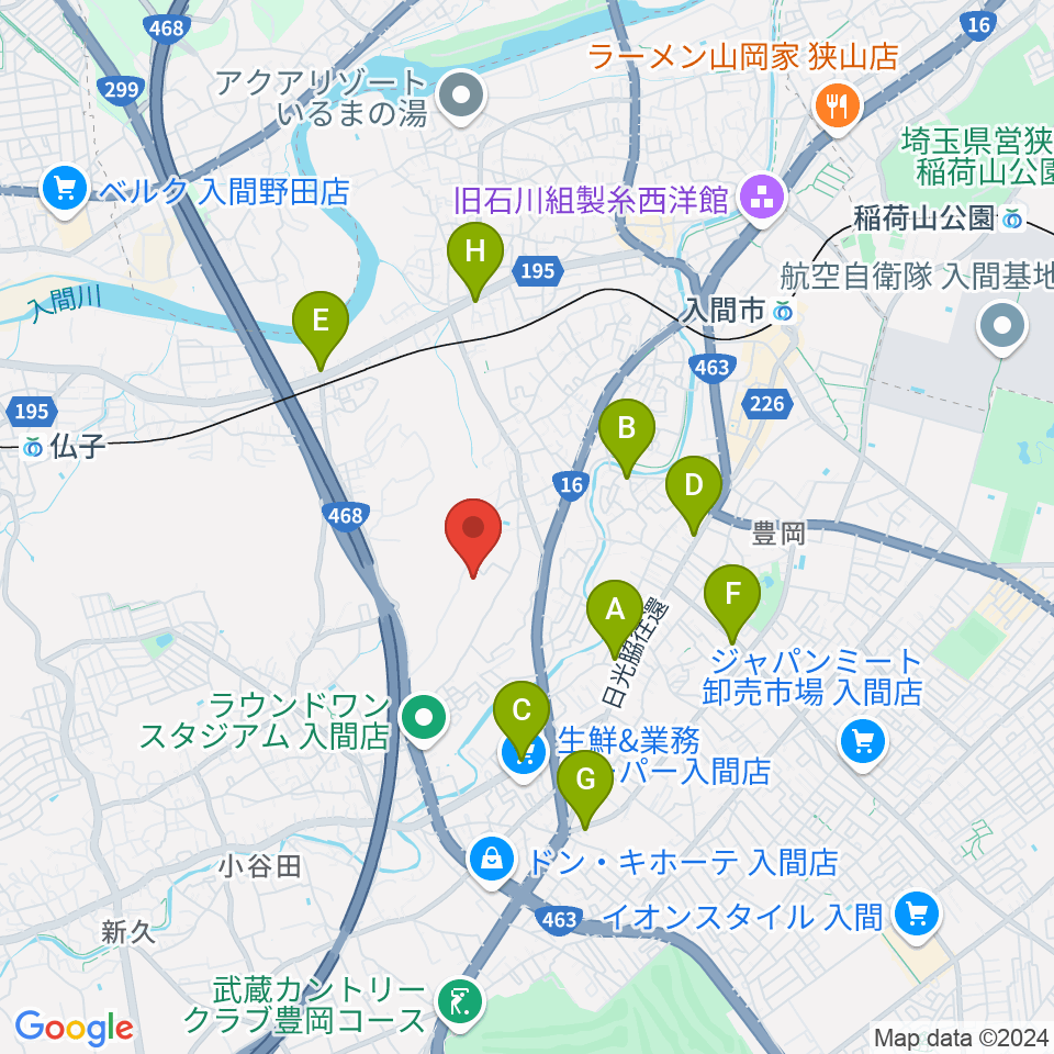 FMチャッピー周辺のカフェ一覧地図