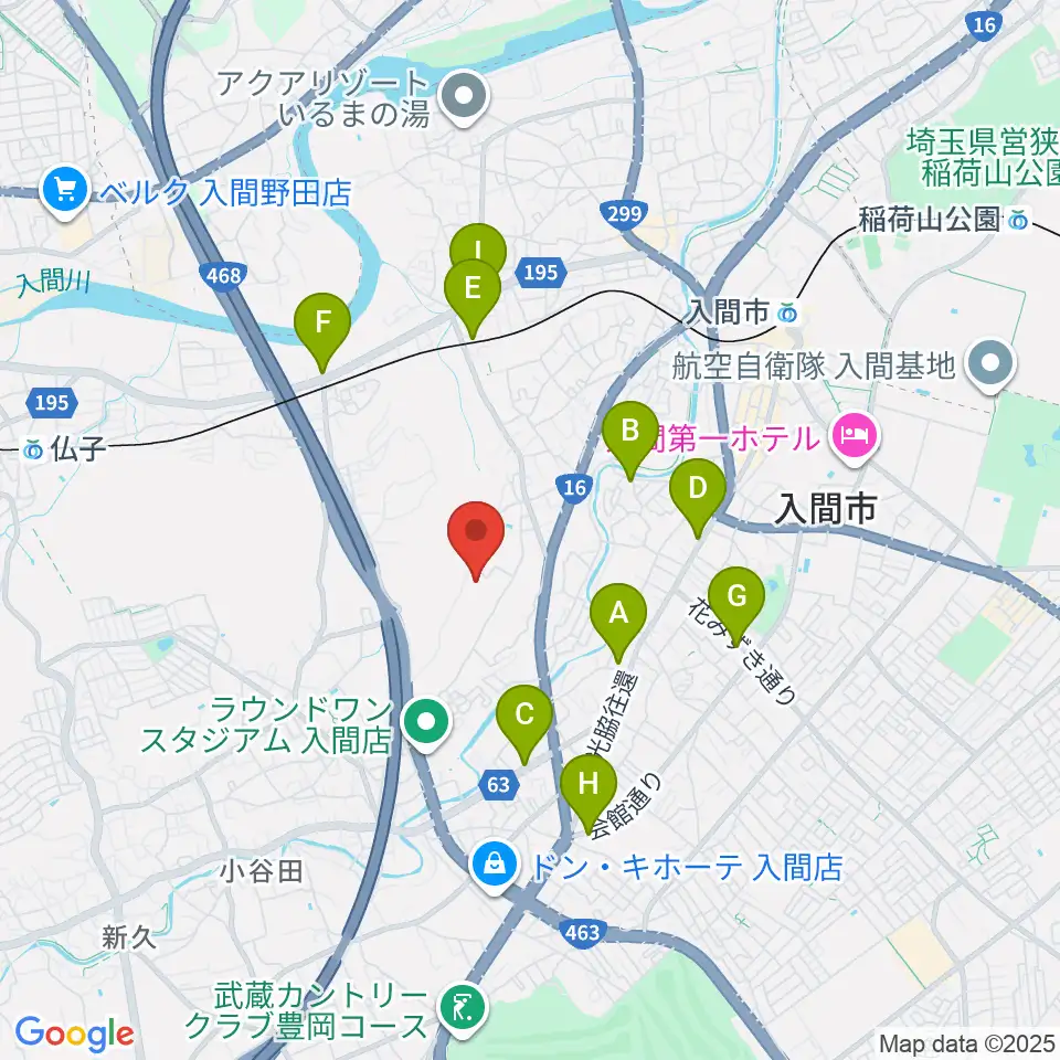 FMチャッピー周辺のカフェ一覧地図