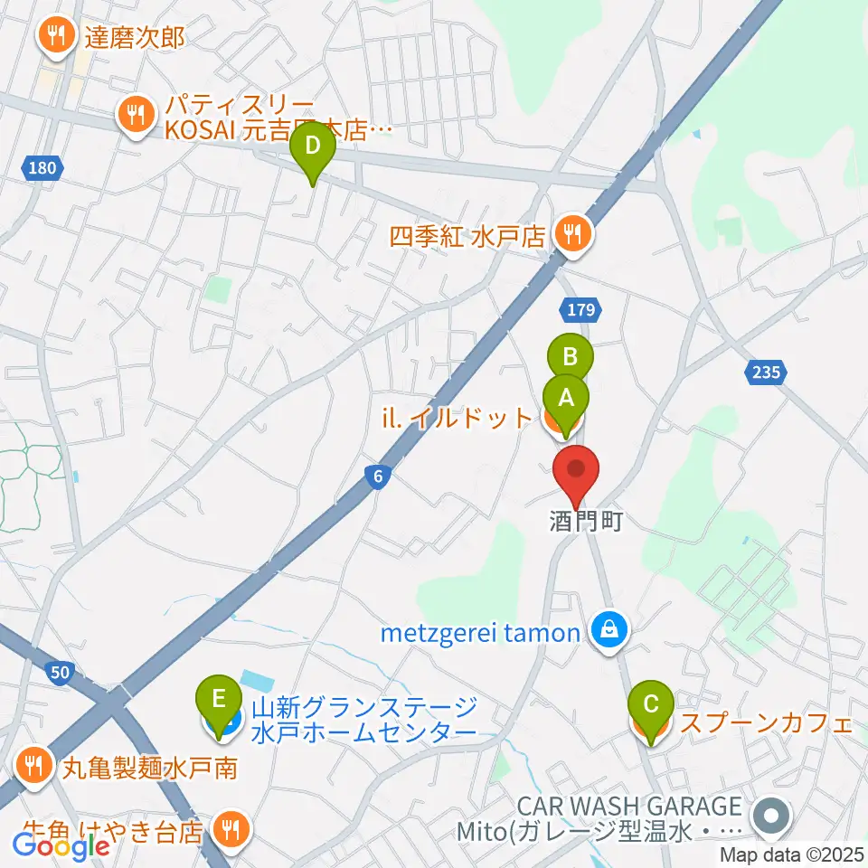 FMぱるるん周辺のカフェ一覧地図