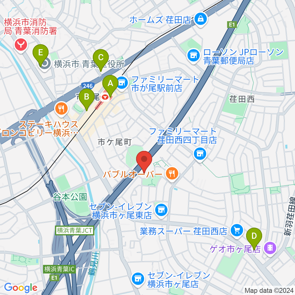 FMサルース周辺のカフェ一覧地図