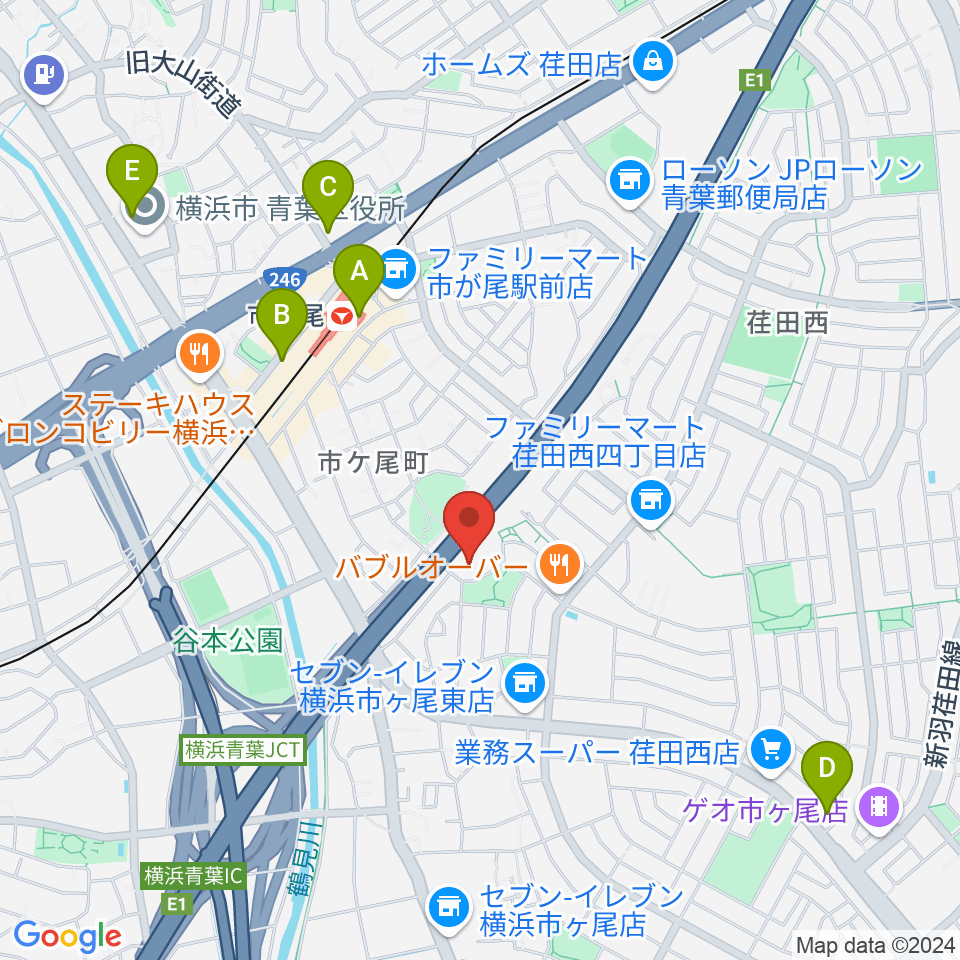 FMサルース周辺のカフェ一覧地図