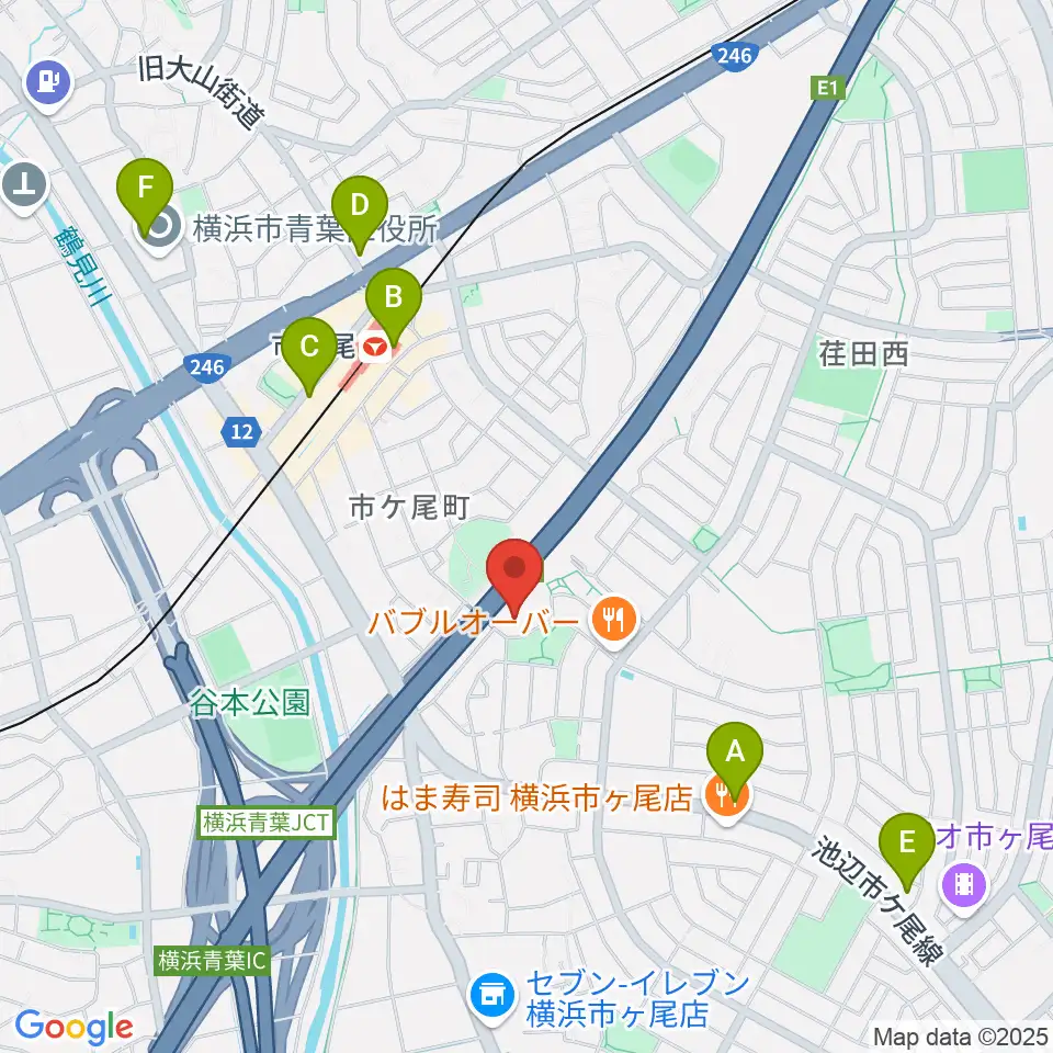 FMサルース周辺のカフェ一覧地図
