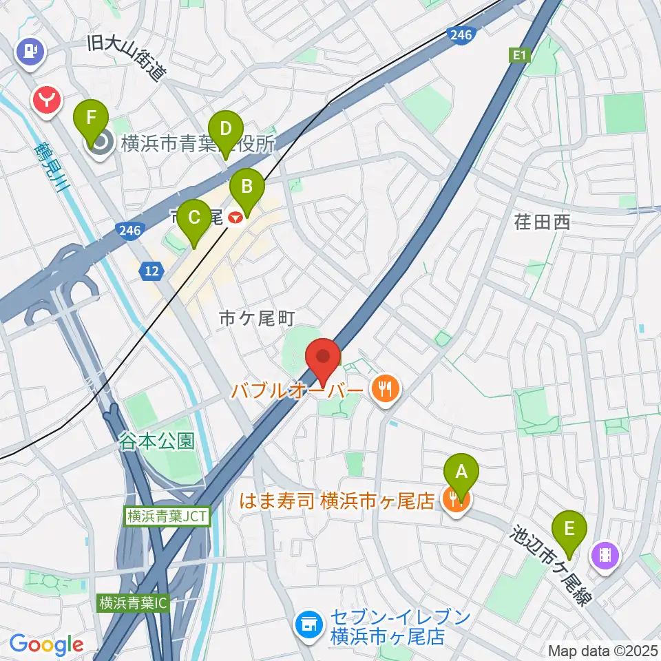 FMサルース周辺のカフェ一覧地図