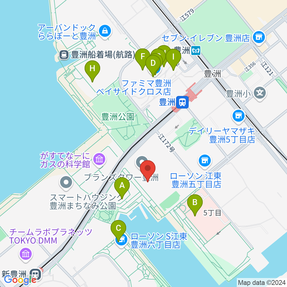 レインボータウンFM周辺のカフェ一覧地図