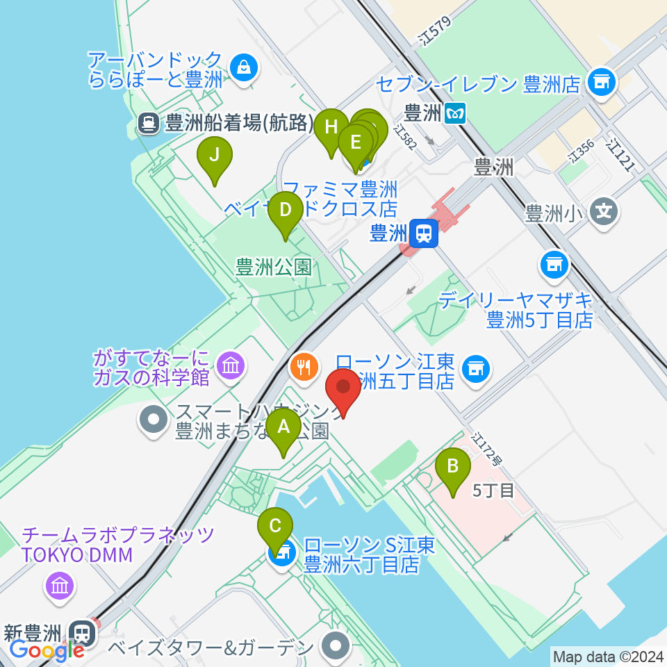 レインボータウンFM周辺のカフェ一覧地図