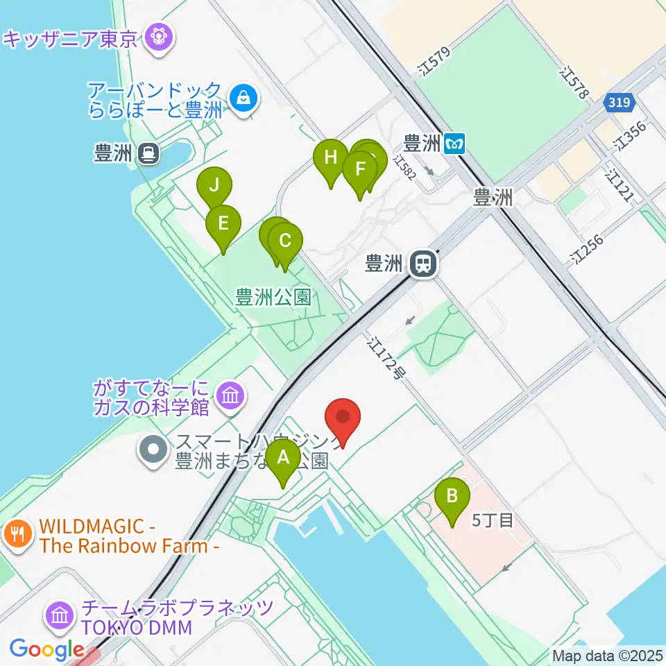 レインボータウンFM周辺のカフェ一覧地図