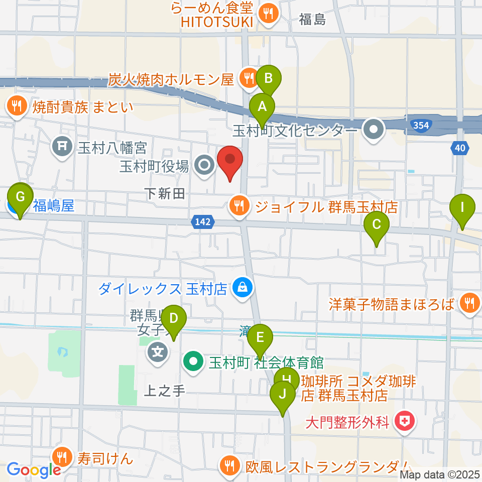 ラヂオななみ周辺のカフェ一覧地図