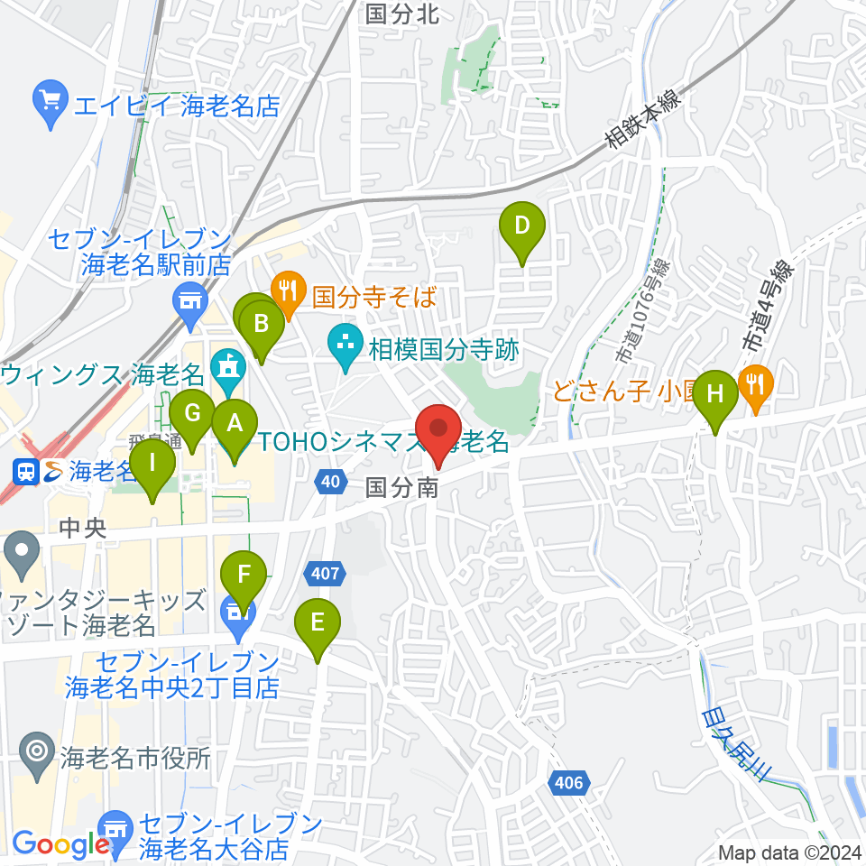 FMカオン周辺のカフェ一覧地図