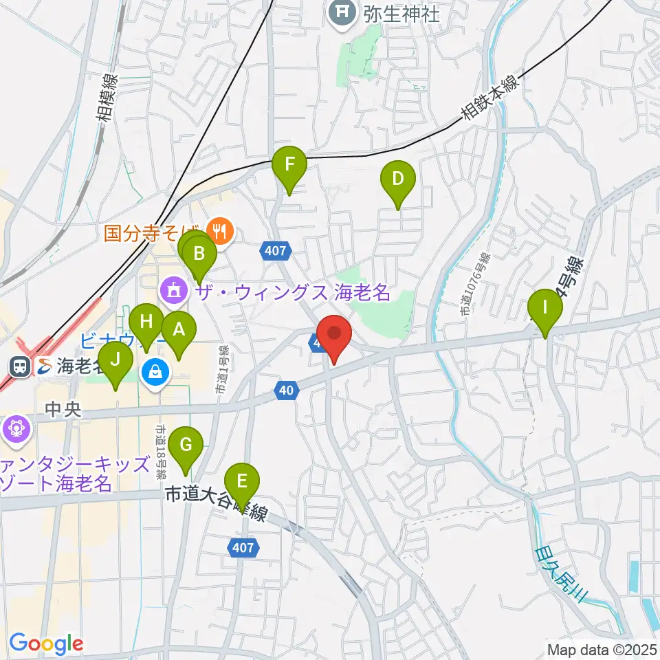FMカオン周辺のカフェ一覧地図