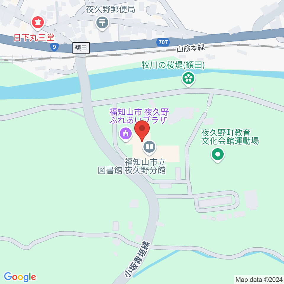 夜久野ふれあいプラザ周辺のカフェ一覧地図