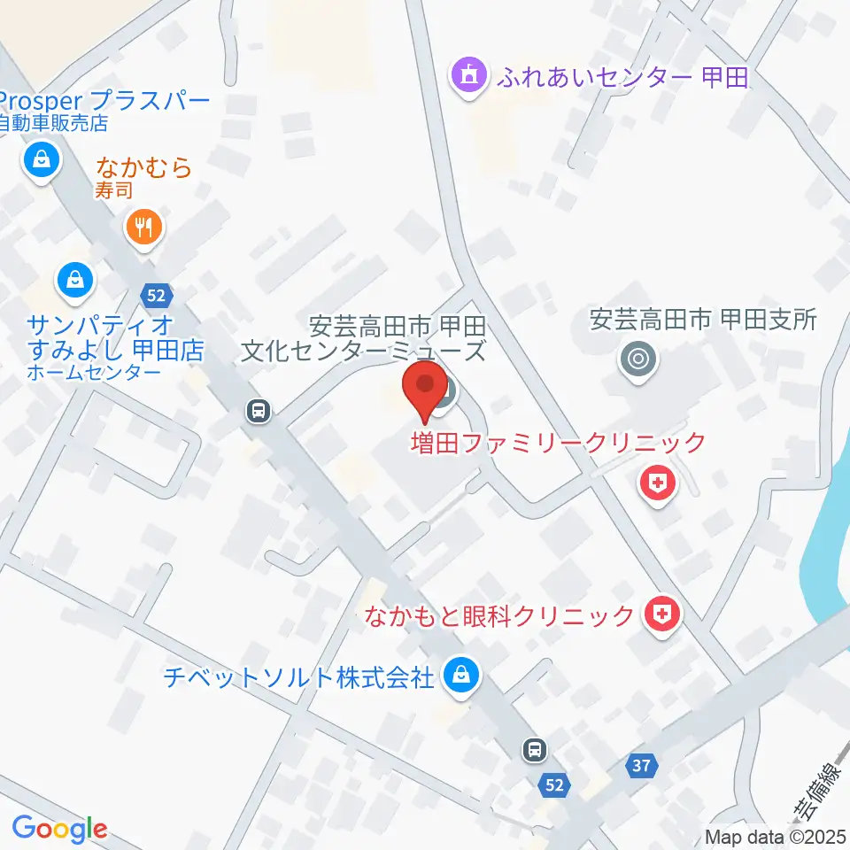 甲田文化センター ミューズ周辺のカフェ一覧地図