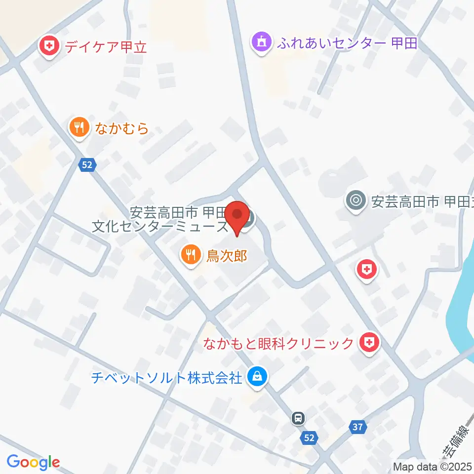 甲田文化センター ミューズ周辺のカフェ一覧地図
