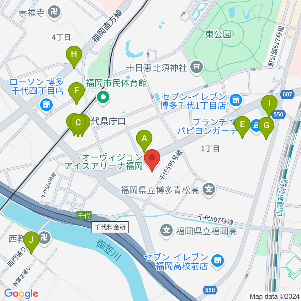 パピオビールーム周辺のカフェ一覧地図