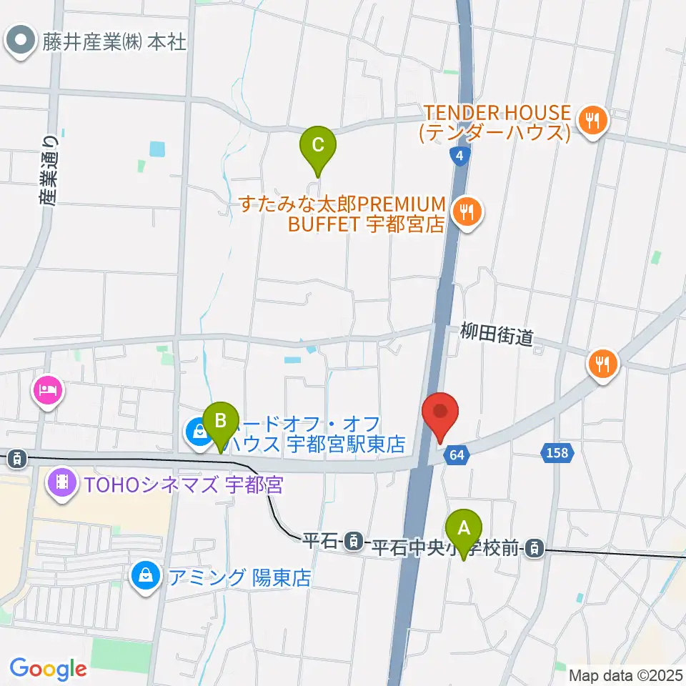 ハードロックハウス・LIP'S SOUND周辺のカフェ一覧地図