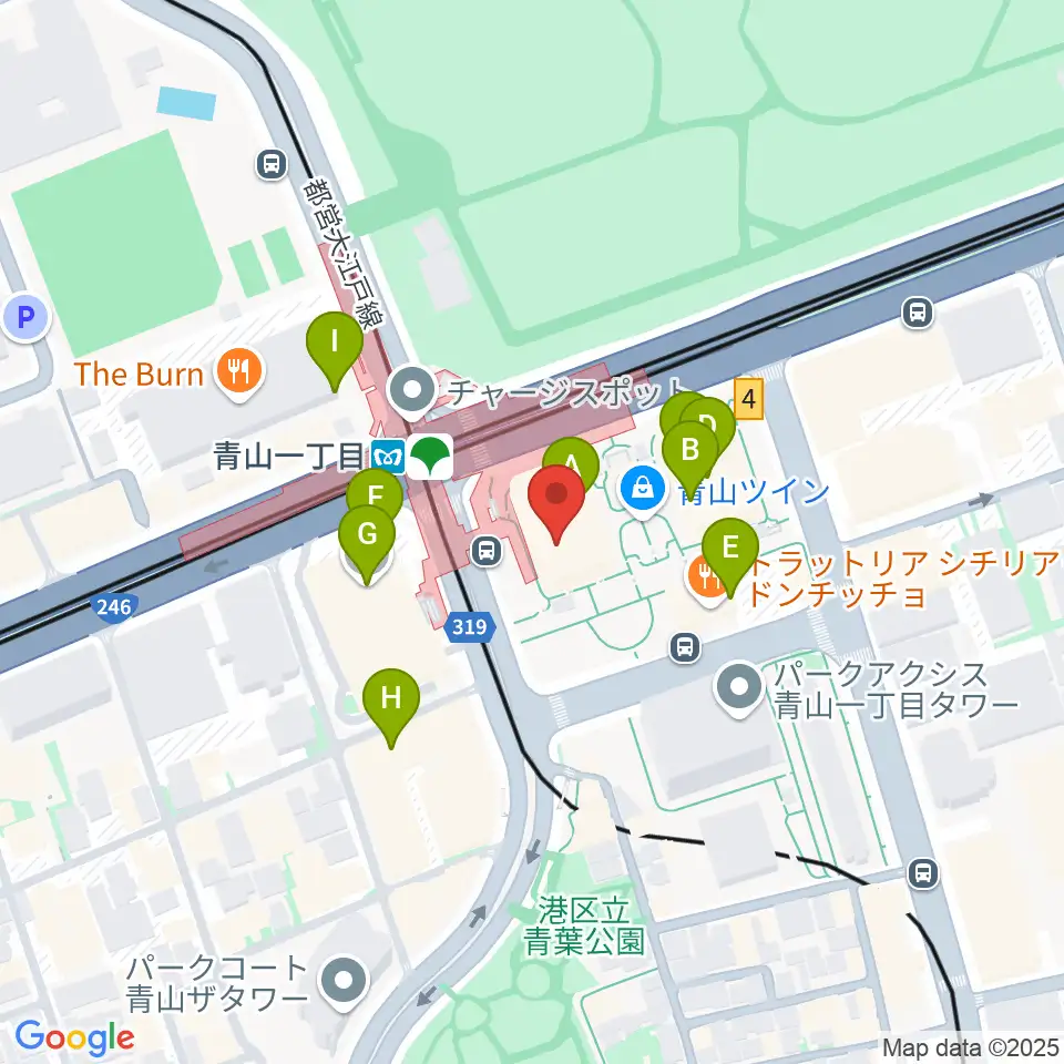 NHK文化センター 青山教室周辺のカフェ一覧地図