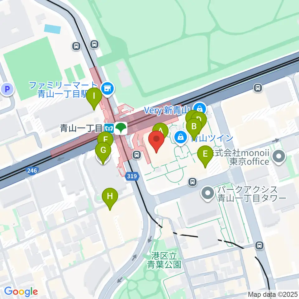 NHK文化センター 青山教室周辺のカフェ一覧地図