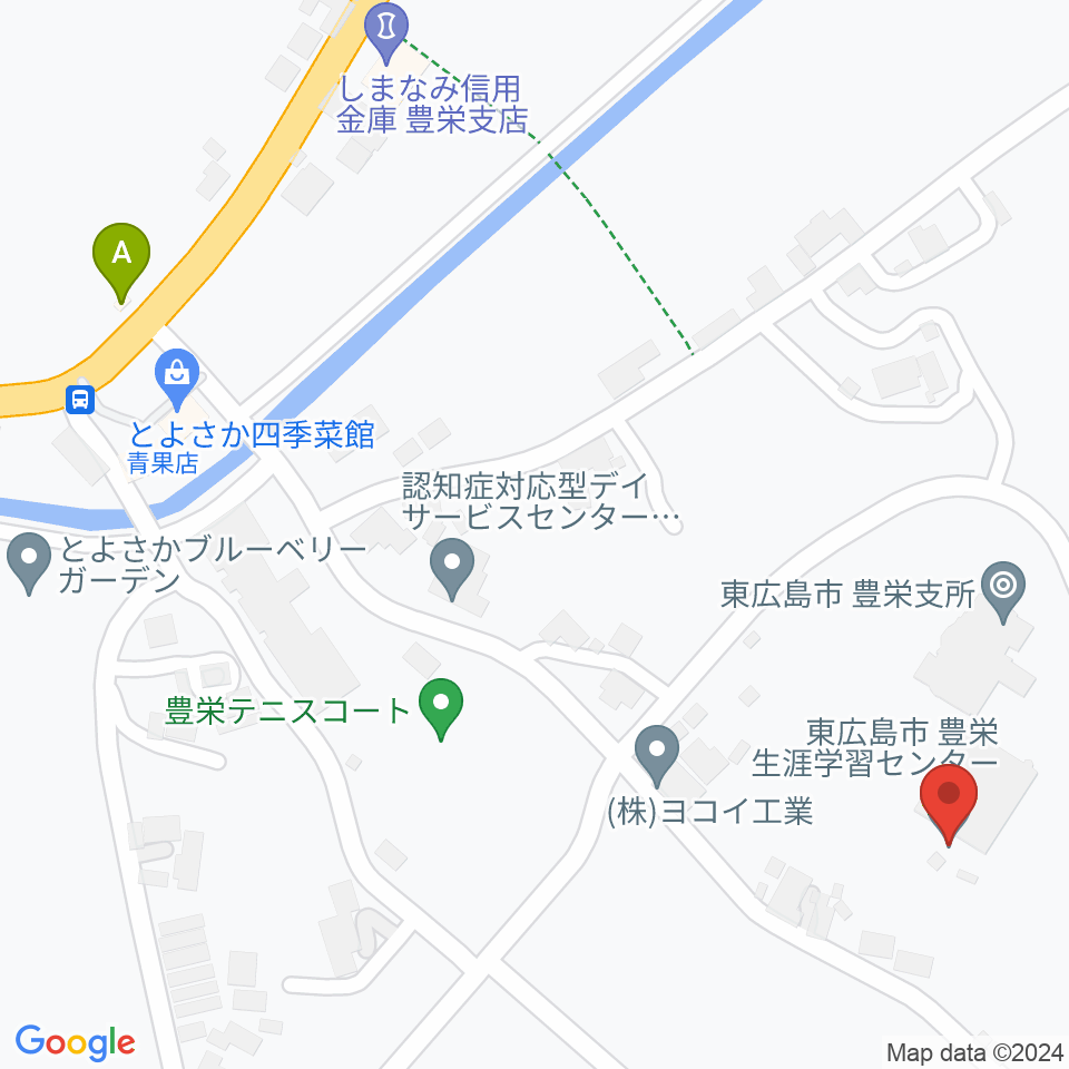 東広島市豊栄生涯学習センター周辺のカフェ一覧地図