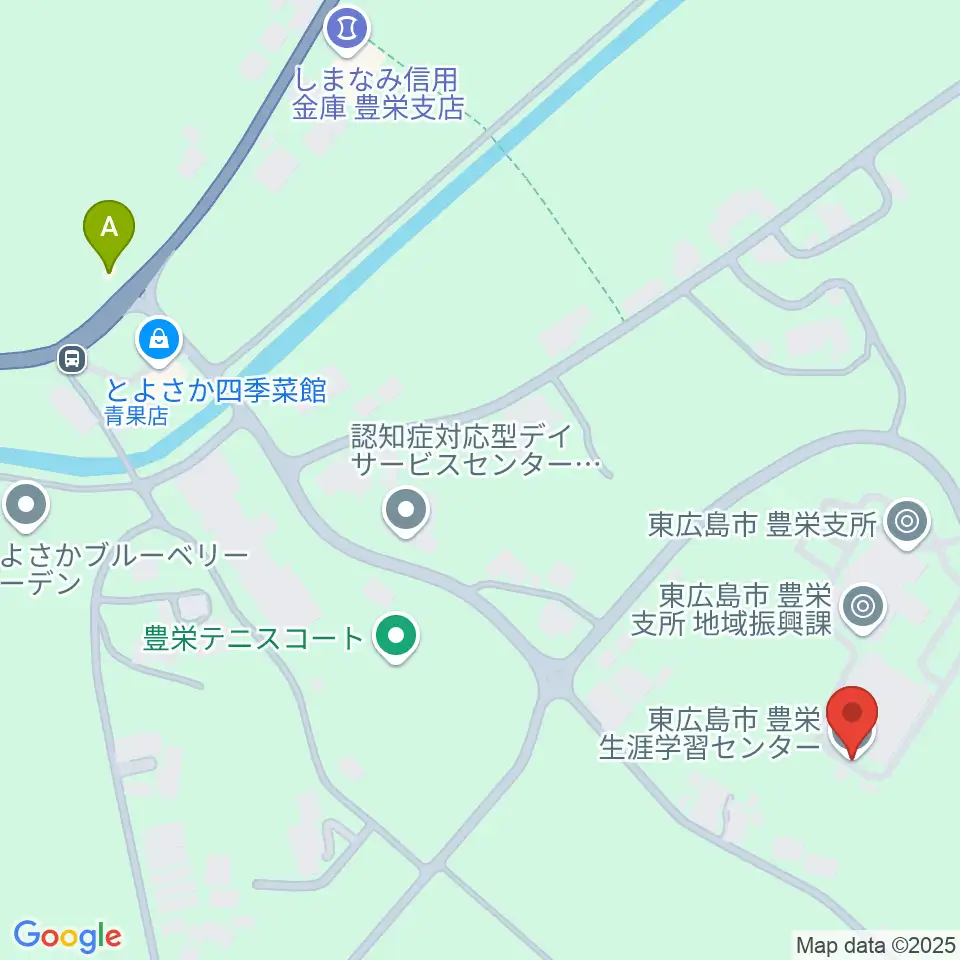 東広島市豊栄生涯学習センター周辺のカフェ一覧地図