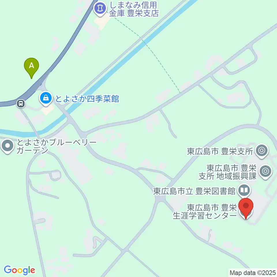 東広島市豊栄生涯学習センター周辺のカフェ一覧地図