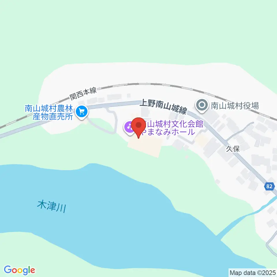 南山城村文化会館 やまなみホール周辺のカフェ一覧地図