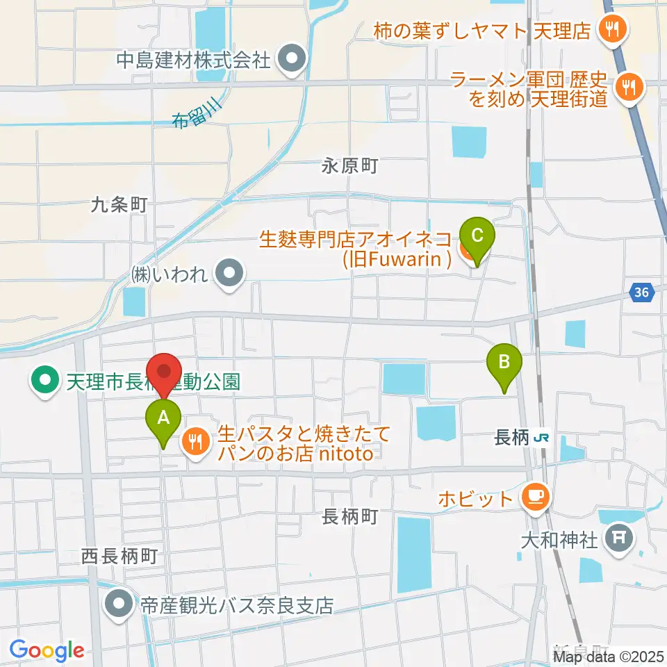 琴・三絃やまもと周辺のカフェ一覧地図