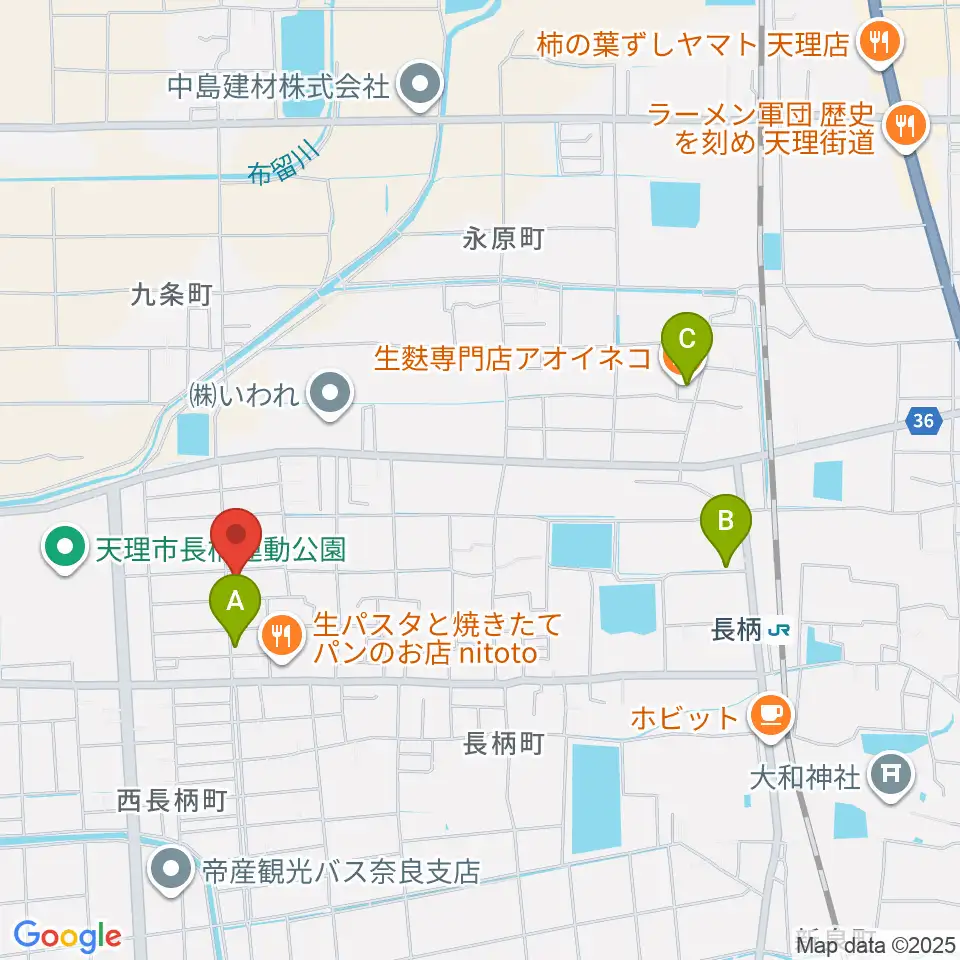 琴・三絃やまもと周辺のカフェ一覧地図
