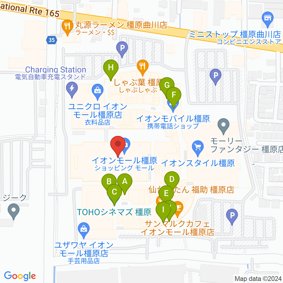 JEUGIAカルチャーセンター イオンモール橿原周辺のカフェ一覧地図