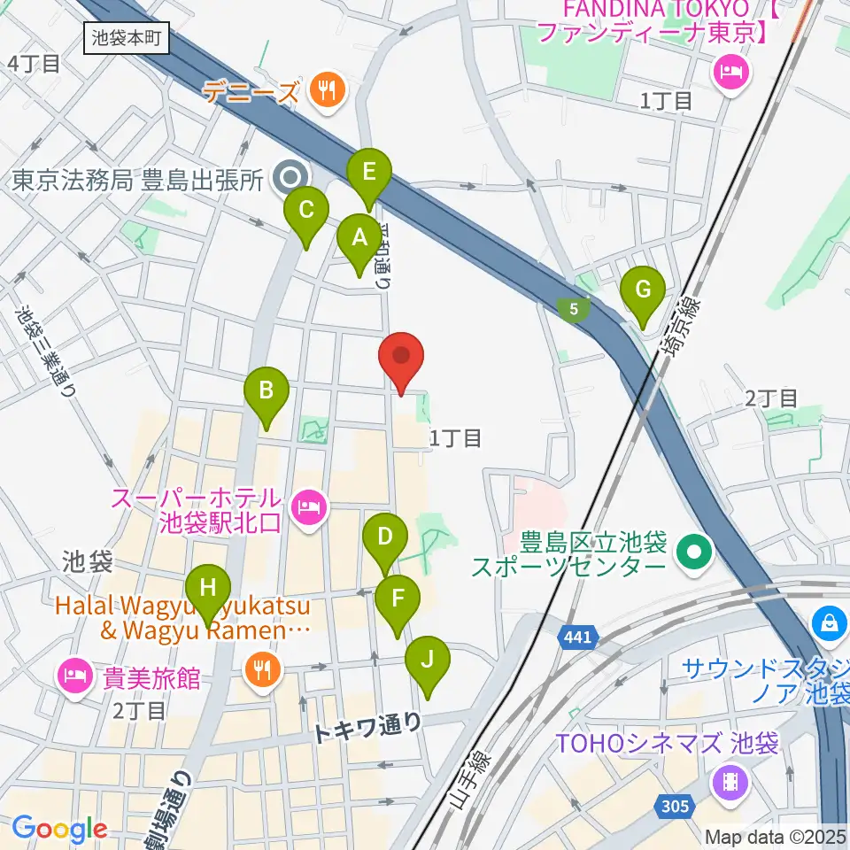 SOMETHIN' Jazz Club周辺のカフェ一覧地図