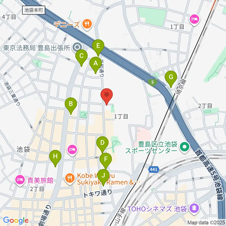 SOMETHIN' Jazz Club周辺のカフェ一覧地図