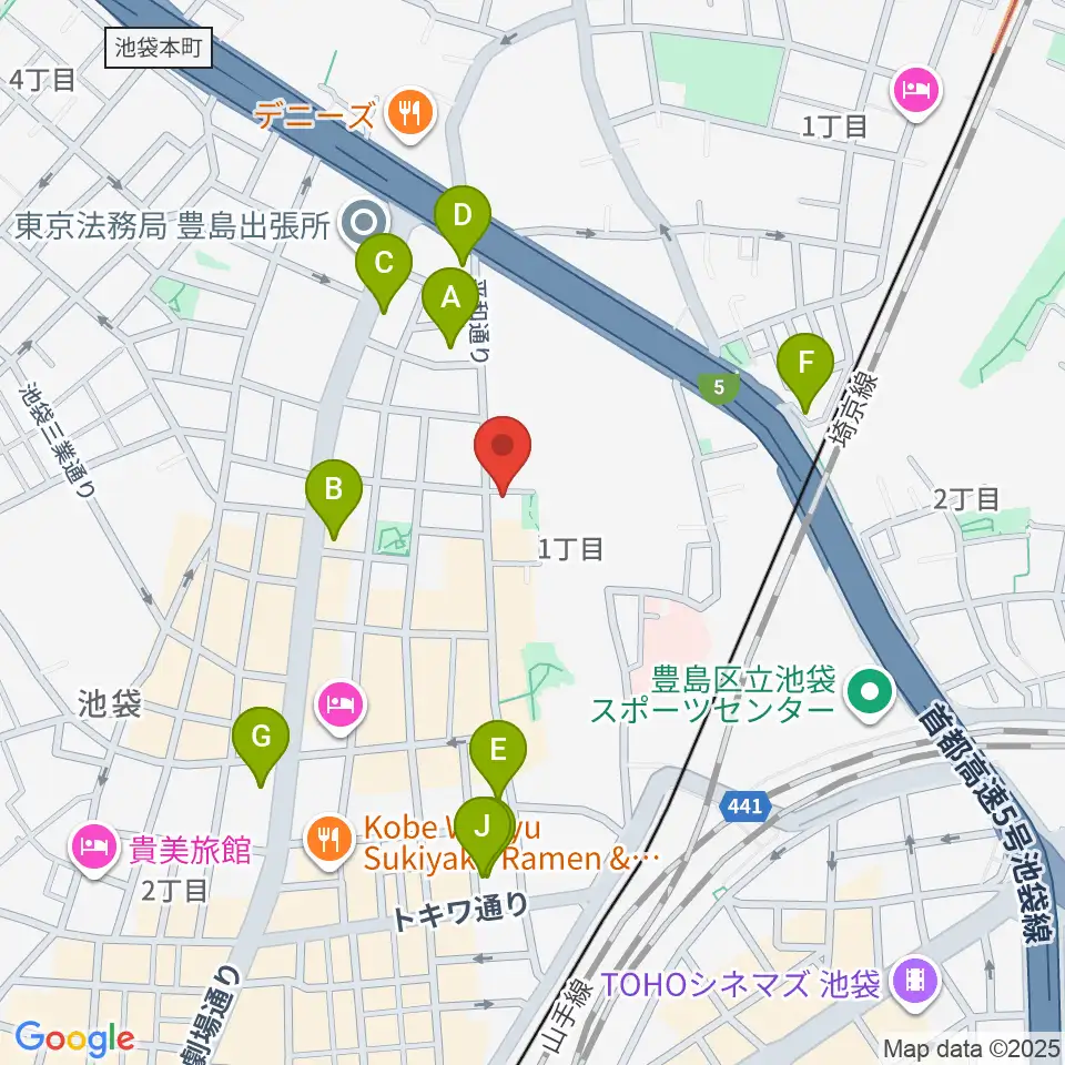 SOMETHIN' Jazz Club周辺のカフェ一覧地図