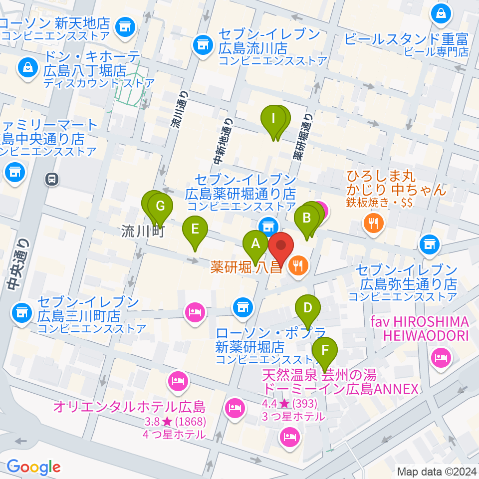 Jazz Club Bird周辺のカフェ一覧地図