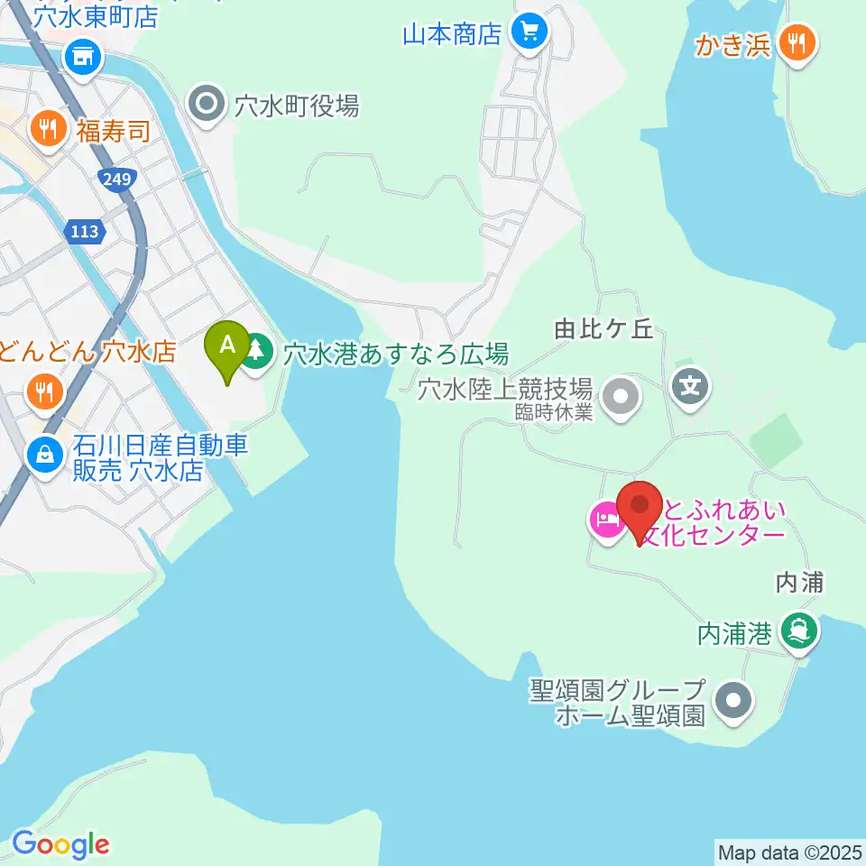 のとふれあい文化センター周辺のカフェ一覧地図