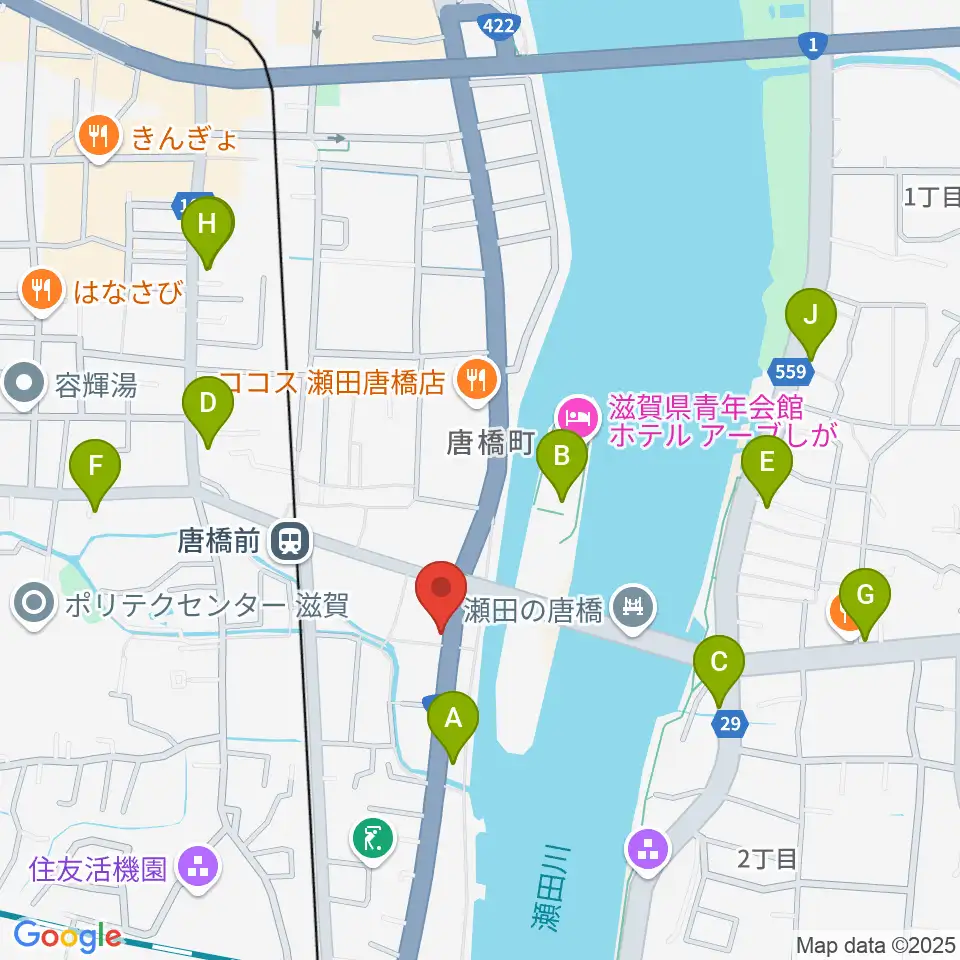 大石ピアノ調律サービス周辺のカフェ一覧地図