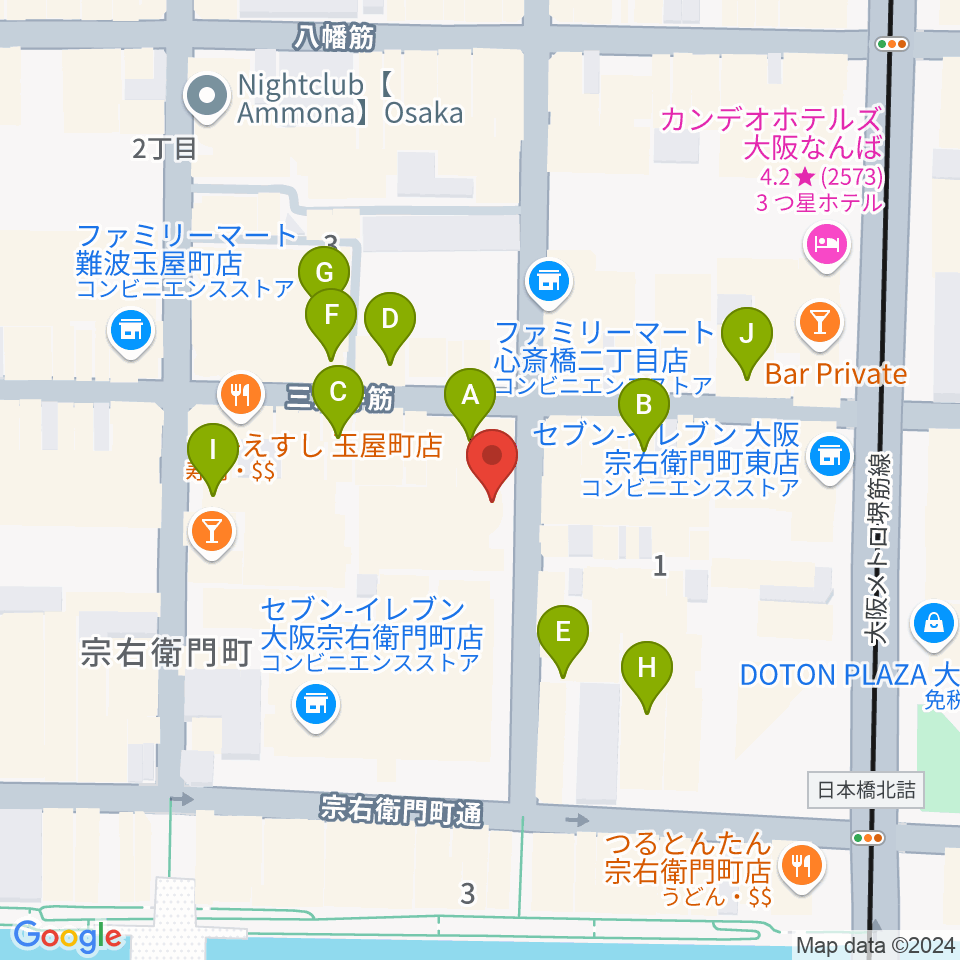 ロフトプラスワン・ウエスト周辺のカフェ一覧地図